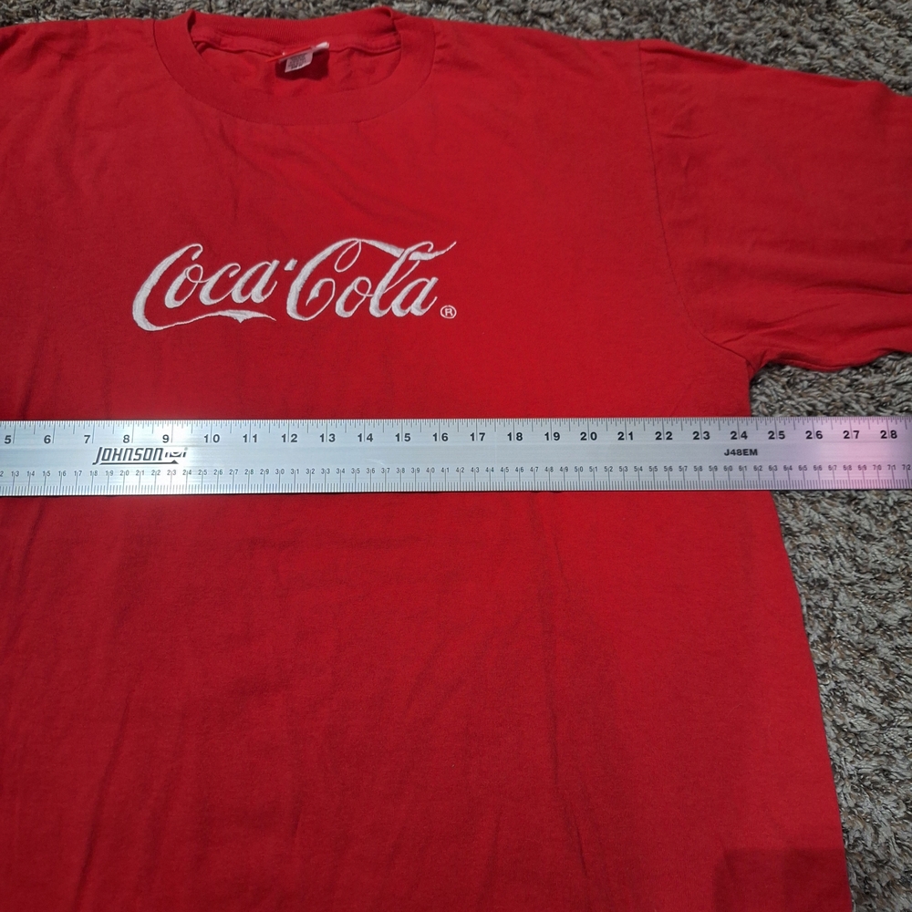 Coca-Cola T-Shirt Men's Big & Tall Red Vintage T-Shirt Size "XXL" - Picture 6 of 6